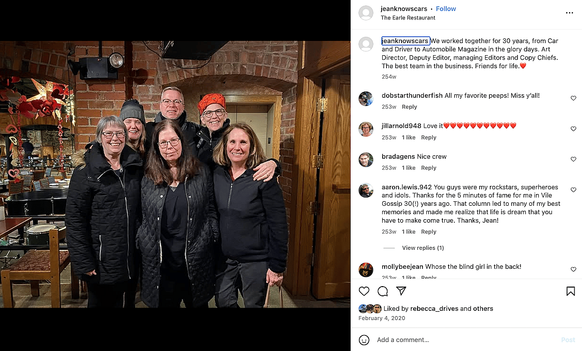 Jean Jennings Via Instagram